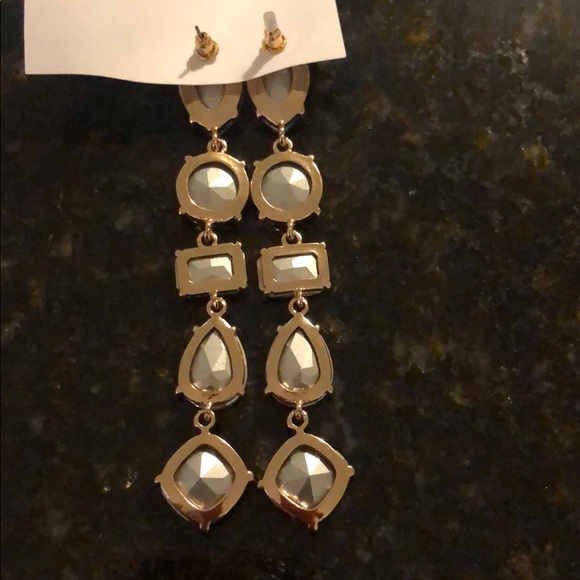 Stone Drop Earrings - Picture 3 of 3